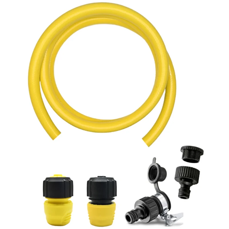 

Совместимый садовый шланг для Karcher, набор 5/8 дюймов X 6,5 футов, гибкий устойчивый к ударам шланг, универсальный комплект водопроводных шлангов