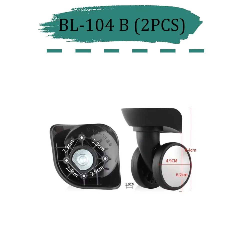 Accesorios de BL-104 de equipaje para Benlun MZ-D142, rueda Universal BG9 Hongsheng, A196