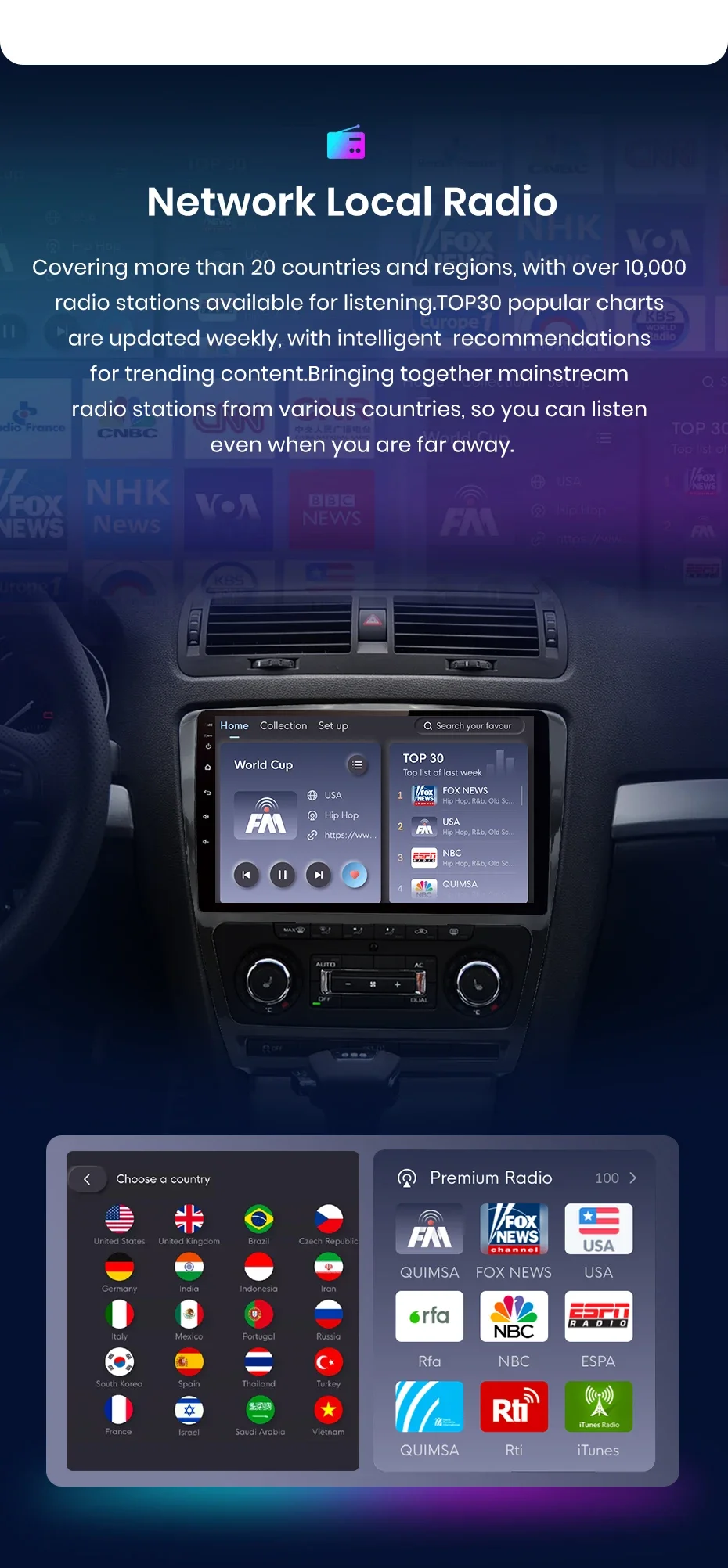 Junsun Kabelloses CarPlay Android Auto Autoradio für Skoda Octavia 2 A5 2008-2013 2 DIN Multimedia-Stereoanlage mit Eingebautem Kühlventilator GPS-Navigation SWC Bluetooth FM RDS DSP IPS-Bildschirm Auto-Intelligentes System 4G WiFi 8-Kern Plug&Play Haupteinheit – Detail 17