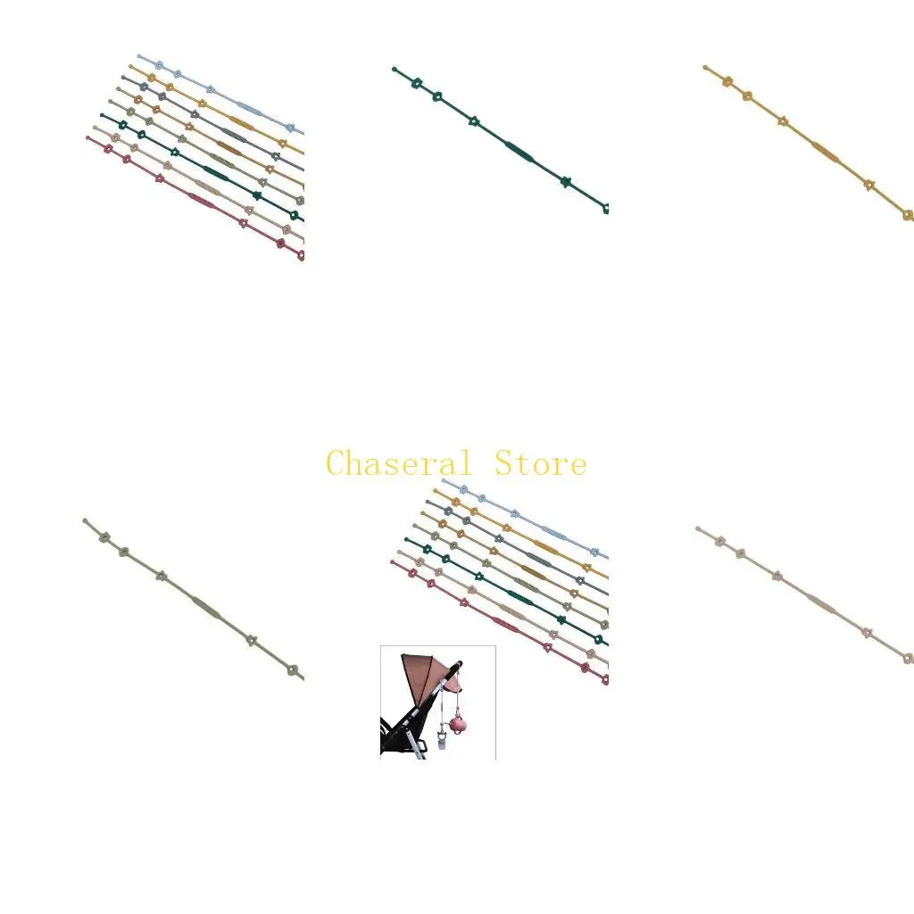 

E7CE Мягкая цепочка для соски, силиконовый зажим для соски, держатель для детской пустышки, ремень для ребенка