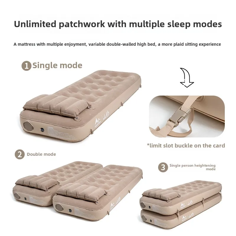 Outdoor Furniture Recliner Chair Sleeping Pad Air Mattress Beach Blanket Camping Tarp Waterproof Camping Bed Beach Mat