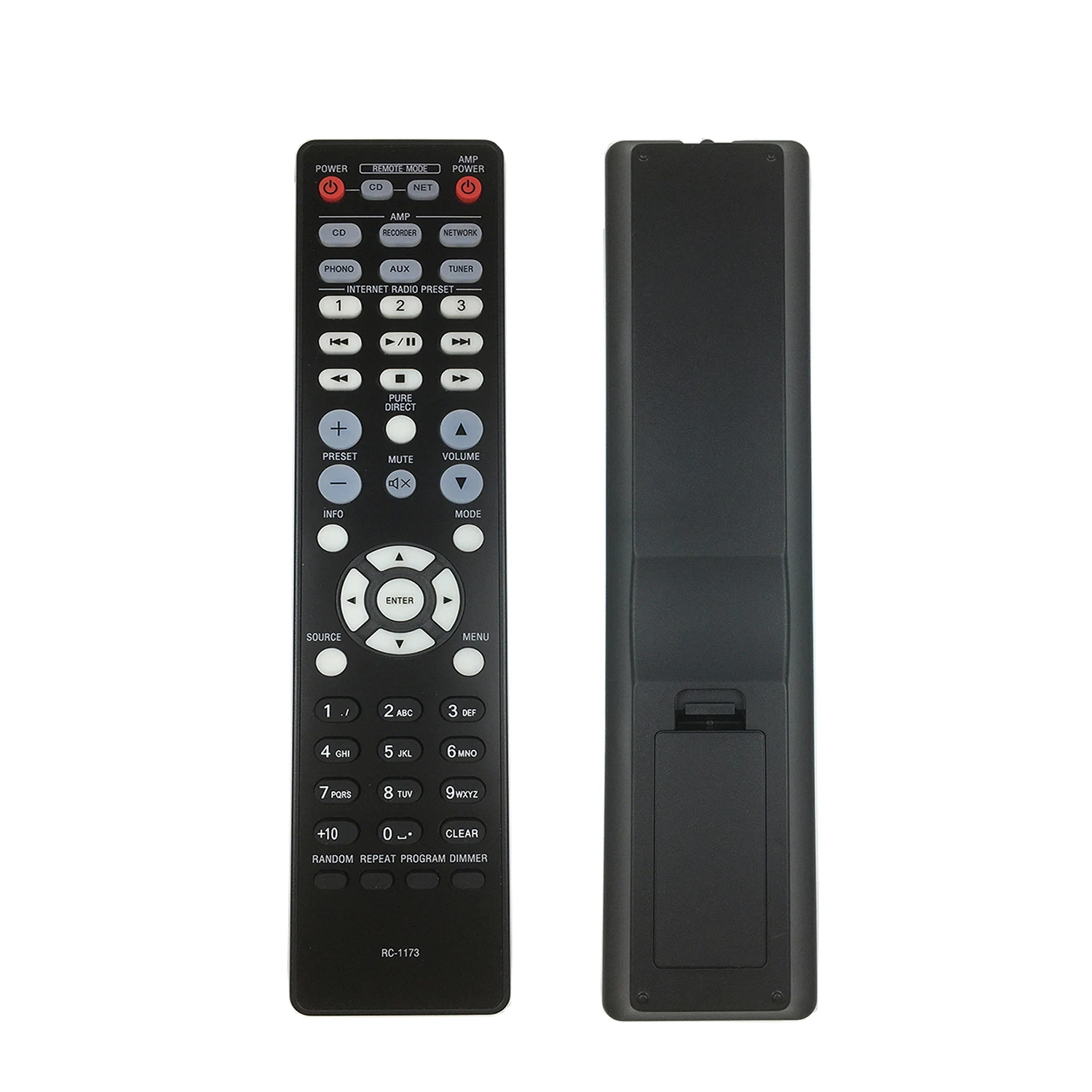 RC-1173 Replace Remote Control for Denon Home Theater RC-1197 PMA-720 PMA-520AE PMA-720AE DCD-720AE DCD-520AE