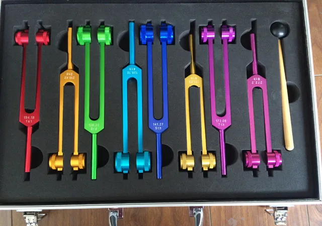 Sound Healing Therapy Vibration Therapy Music Healing Tools Chakra Tuning Forks Sets Solfeggio Healing Sets