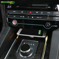 Car Wireless Charger For Jaguar XE XF XFL F-Pace 2016-2018 Fast Charging Pad Phone Charge Mobile Holder Center Console