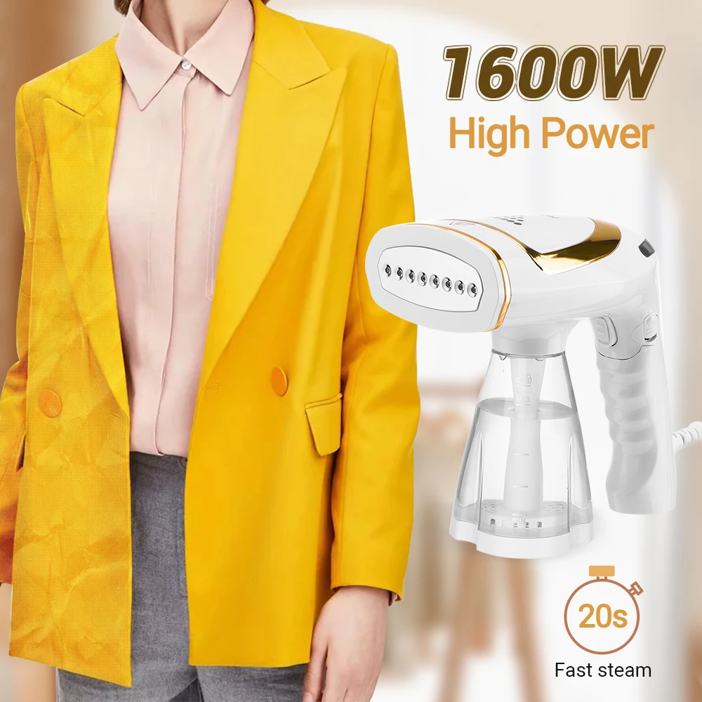 1600W High-power Constant Temperature Garment Steamer For Home Travel Portable Foldable Steam Iron With Three-speed Adjustment