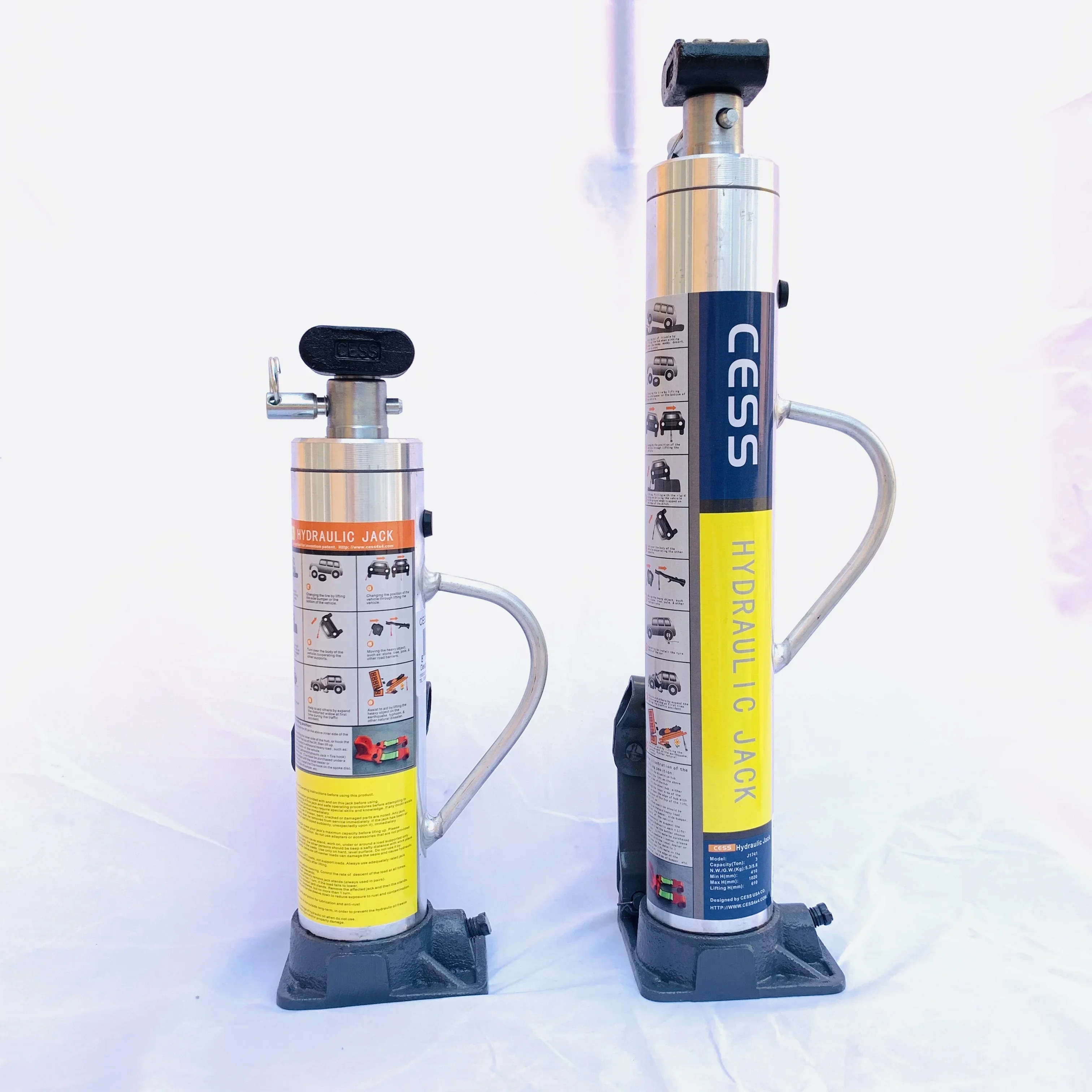 CESS vertical hydraulic jack tire lift, vehicle mounted monkey climbing pole off-road vehicle, desert rescue and rescue