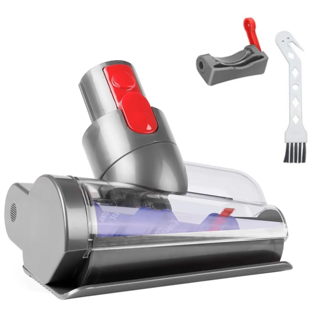 스위치 잠금 장치가 있는 미니 전동 공구 브러시, V7 V8 V10 V11 V15 용 부착 방지 교체