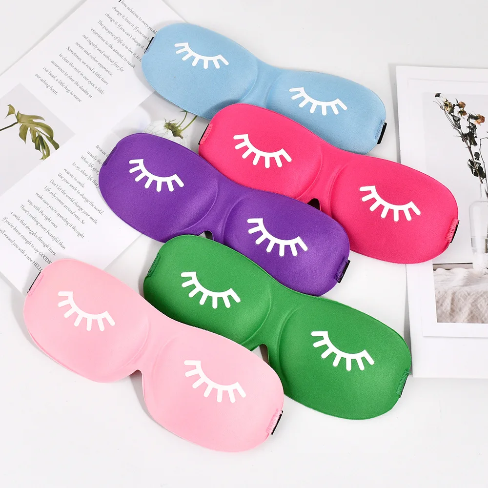 3d Sleep Mask Beauty Eyelash Sleeping Eye Mask Eyeshade Sleep Aid Travel Outdoor Home Eyes Rest Relax Eyecover Health Care