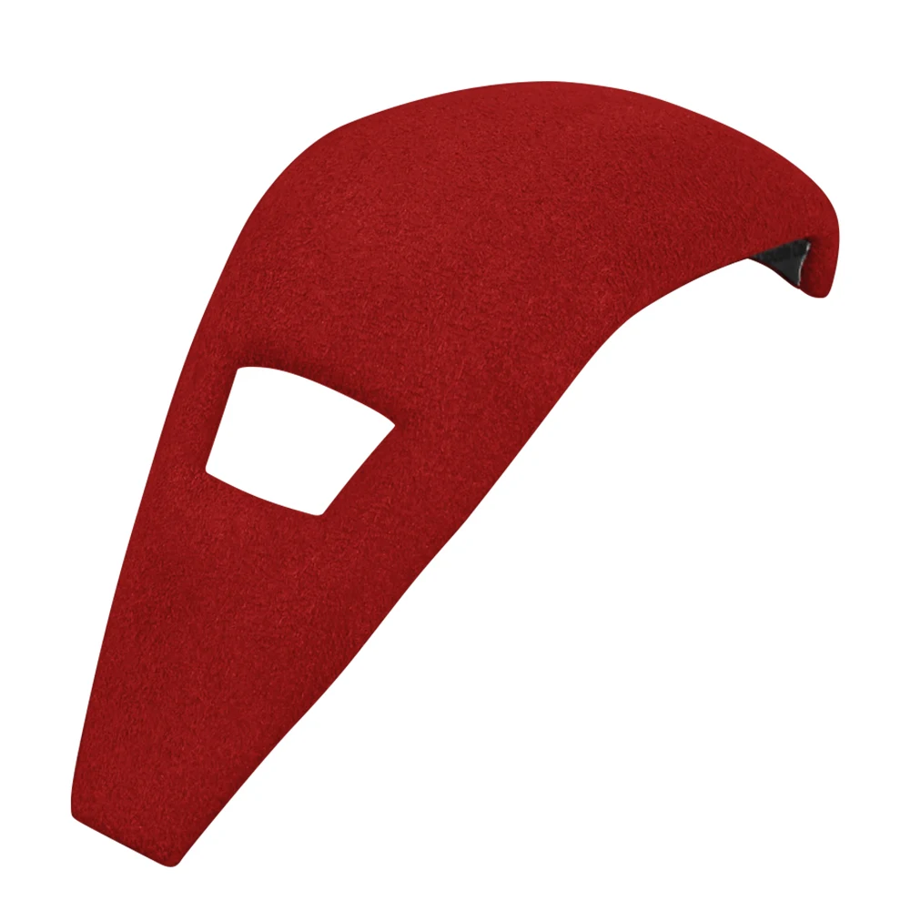 Car Knob Cap Gear Shift Head Trim Cover LHD For BMW 3 Series G20 G21 G28 Sedan/Wagon 2019-2023 Suede Wine Red