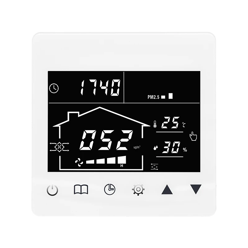 

Factory Direct HVAC Supplies HRV ERV Fresh Air Ventilation System Controller With CO2 TVOC PM2.5
