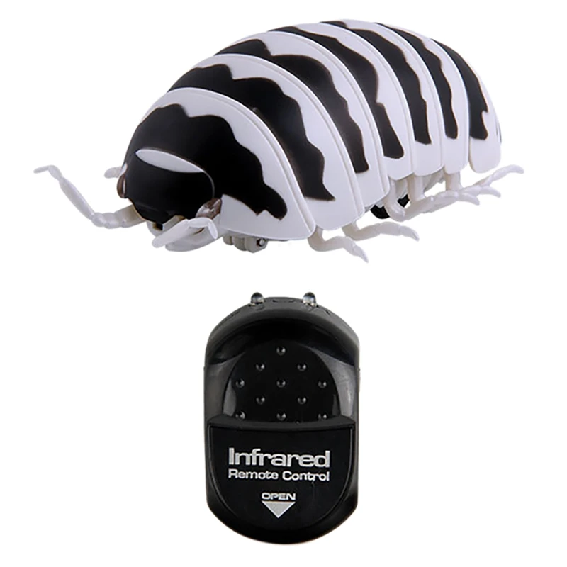 Realista Controle Remoto Pillbug Toy para Crianças, Novidade, Brinquedo Tricky, Presente de Aniversário, RC Animal, Simulação