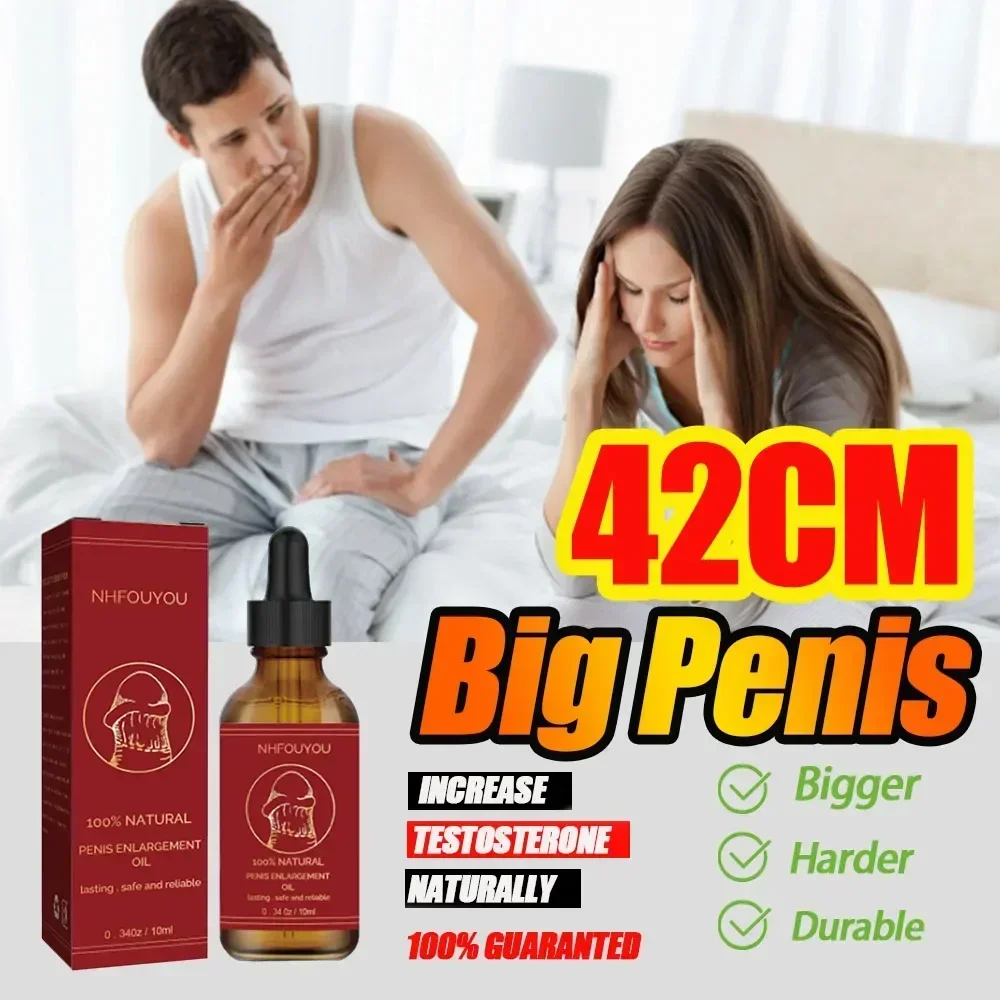 Aceite para agrandar el pene para hombres, aceite esencial de masaje para aumento de crecimiento, mejora la erección del pene, aumento del pene grande