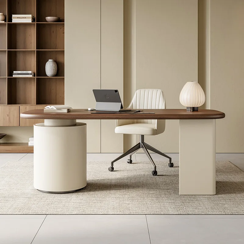 

Furniture Storage Office Desks General Manager Simple Boss Office Desks President Artificial Board Furniture Scrivanie MH40BGZ