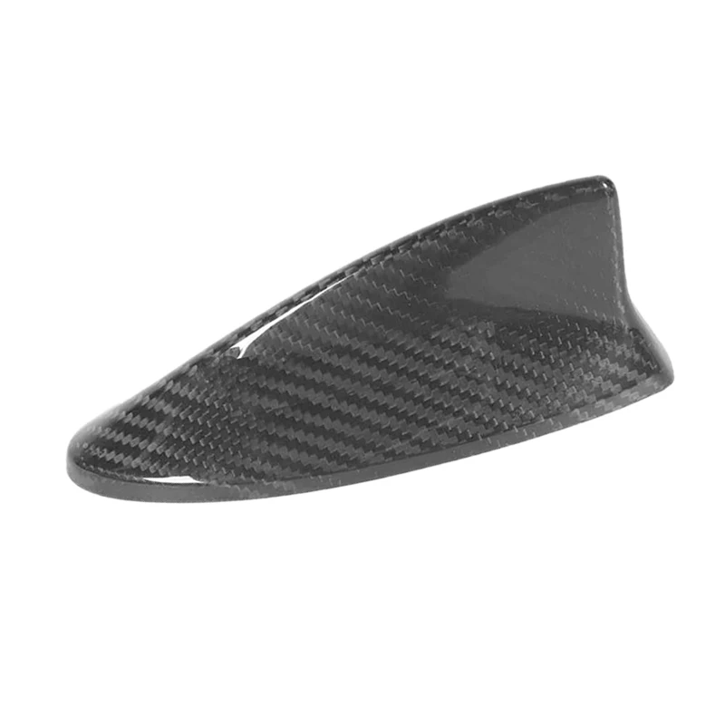 Car Roof Shark Fin Antenna Cover Cap Trim Fit for Lexus LS ES IS CT RC 2018 Black Carbon Fiber