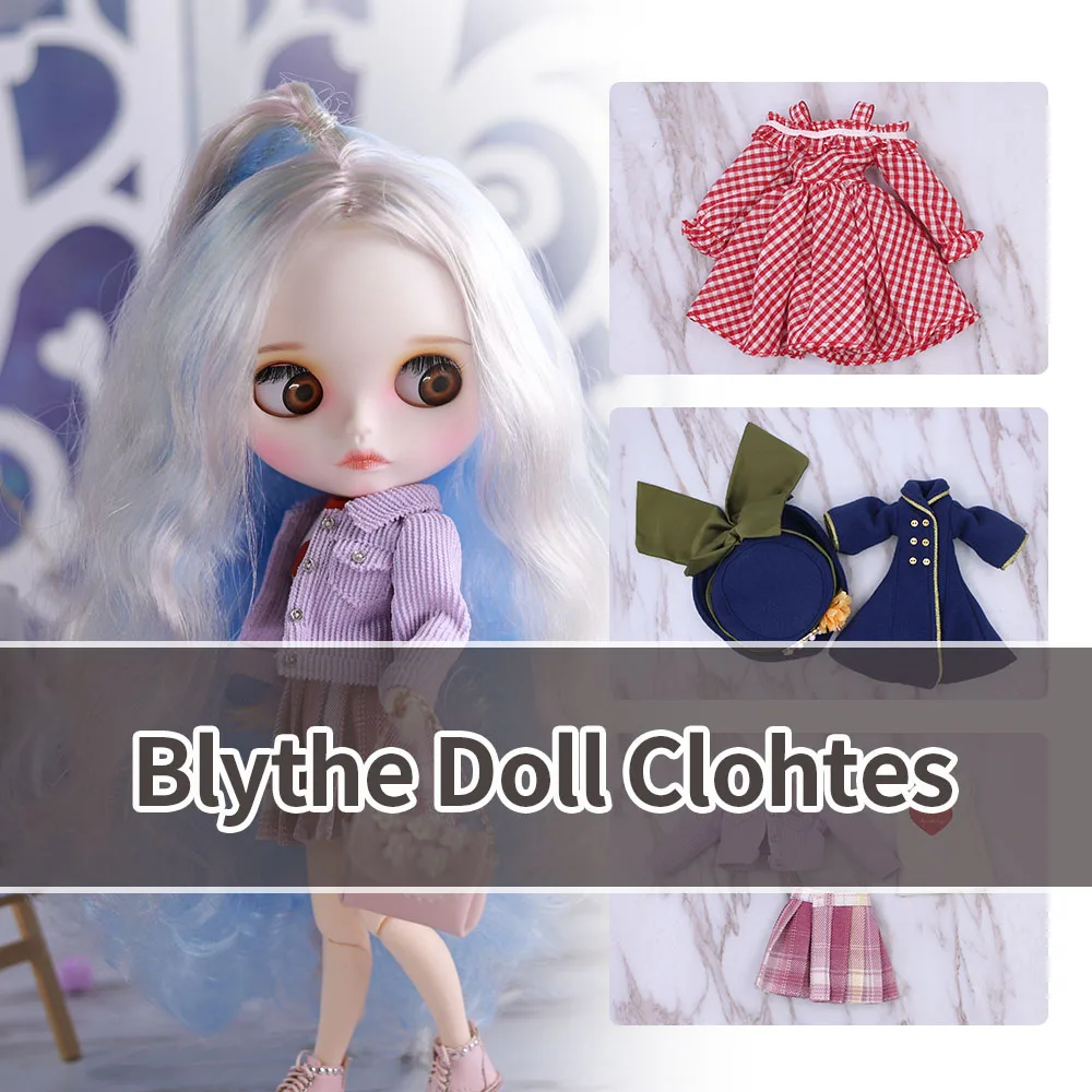 DBS ICY Blyth doll a set of clothes, various style can be selecet for 1/6 30cm doll gift for girl