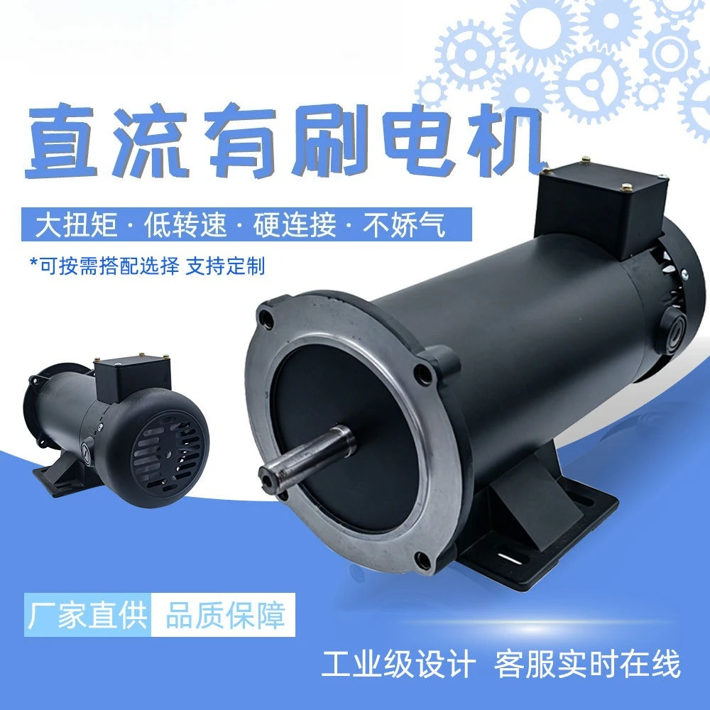 Spot Permanent Magnet DC Motor 1/2hp 12V IP54 1750RPM DC Brushed Motor