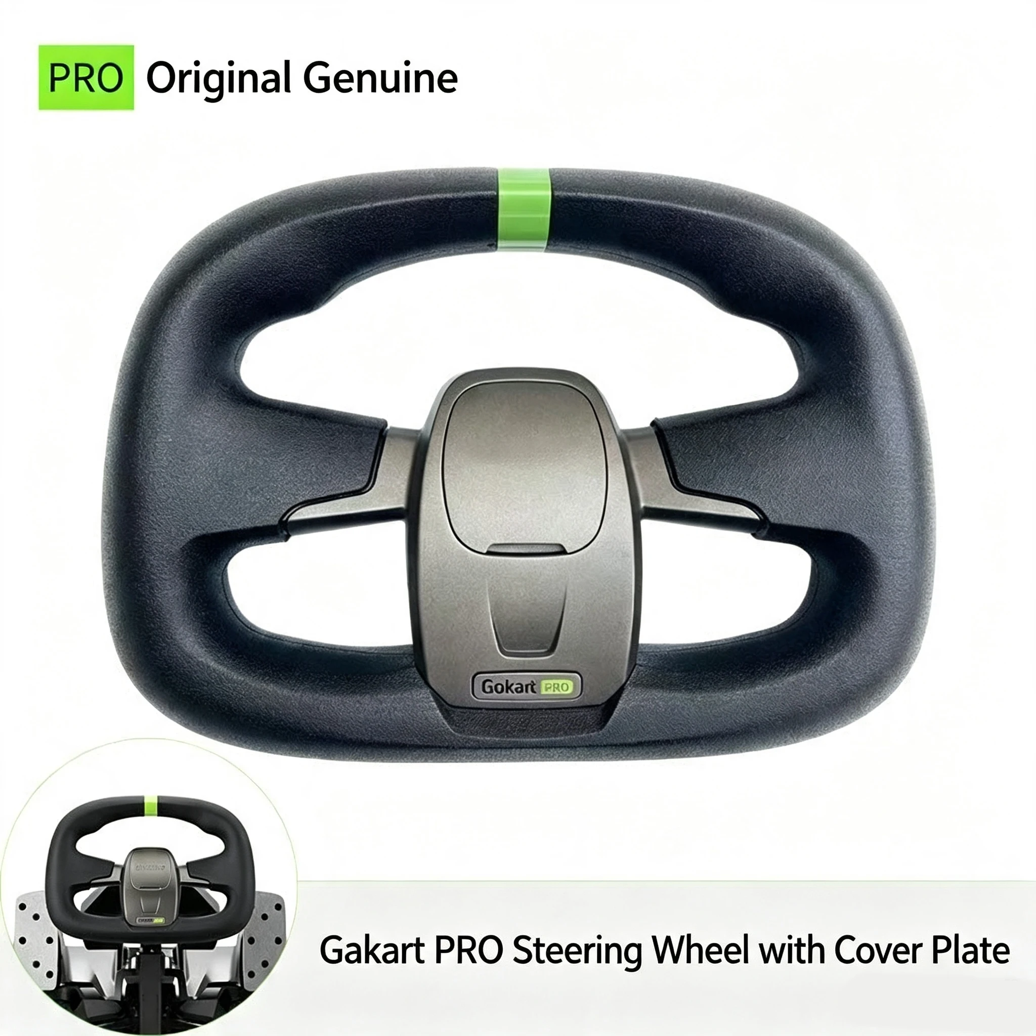 Ninebot Segway GoKart Pro Original Steering Wheel With Cover Plate Replacement Kit Self Balancing Scooter Go Kart Upgrade Mod