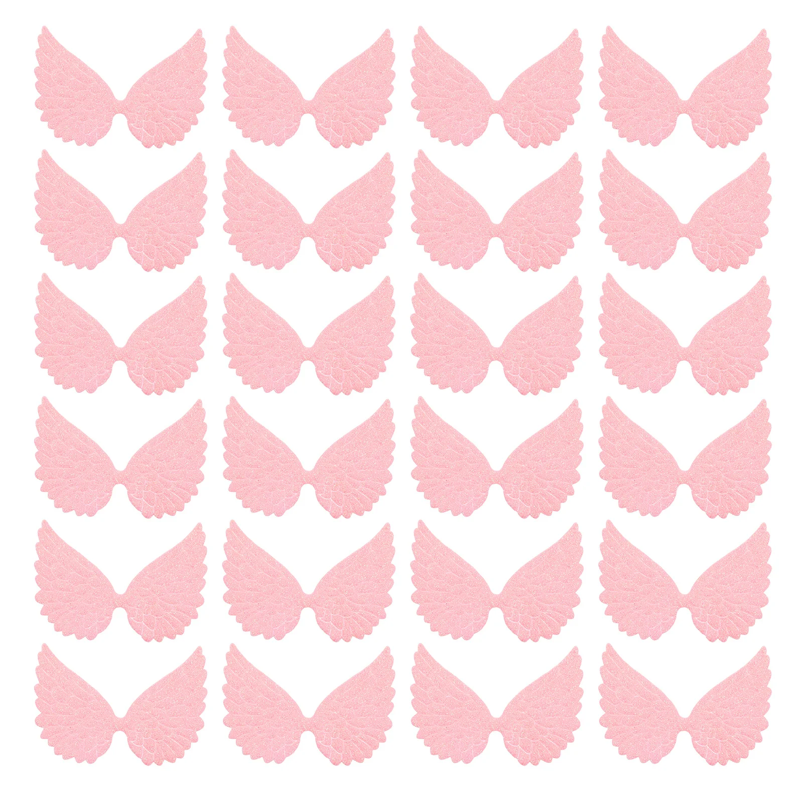 

30 Pcs Angel Wing Decorations DIY Crafts naments Kids Party Sewing Patches Bat Cake Topper Glitter Accessories Jewelry Making