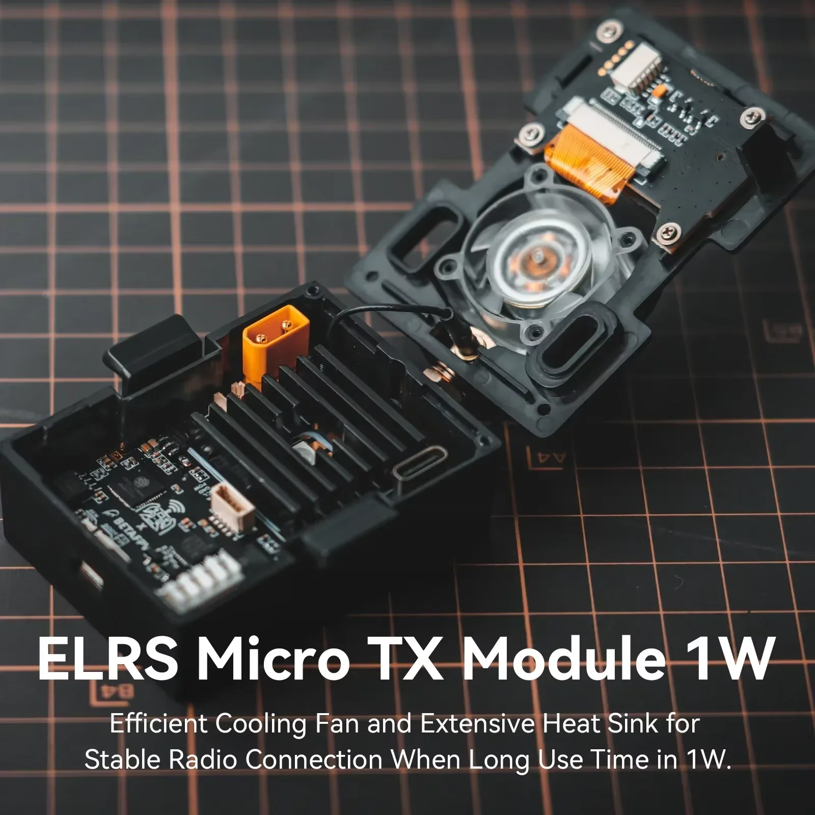 BETAFPV ELRSマイクロV2 1W TXモジュール マイクロTXモジュール ELRS 2.4G 1Wバージョン 長距離FPVドローンRCクアッドコプター用