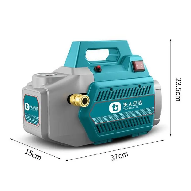220V 2000W Car Washing Machine High Pressure Water Pump Automatic Pure Copper Portable Water Gun Brush Car Washing Machine