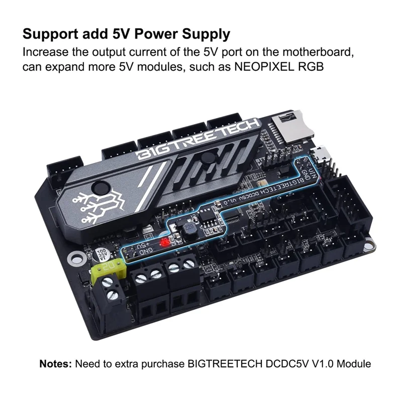 

BIGTREETECH SKR Mini E3 V3.0 32 Bit Control Board With TMC2209 + BTT PI V1.2 Control Board Upgrade Running Klipper For Ender 3