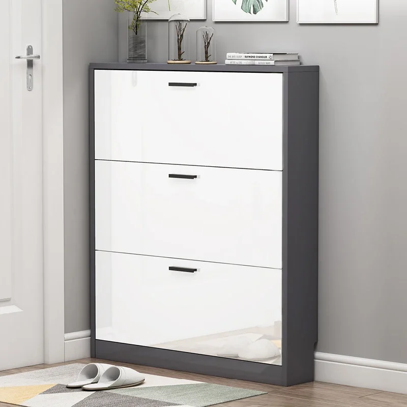 

Simple Multilayer Shoe Cabinets Modern Luxury Entryway Dust Proof Shoe Rack Hallway Large Size Sapateira Entrance Hall Furniture