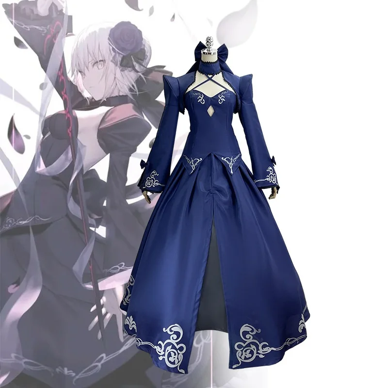 

Fate stay night Cosplay Costume Saber Dress Swordsman Suit Arturia Pendragon Anime FGO Lolita Dresses Women Cosplay Clothings