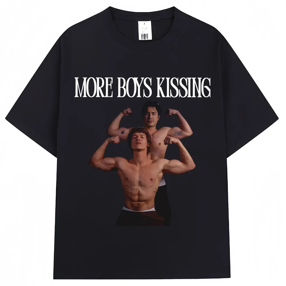 Rivalidade Aquecida entre Shane Hollander ‌   Camisetas Ilya Rozanov More Boys Kissing para homens e mulheres, camisetas populares de algodão, camiset