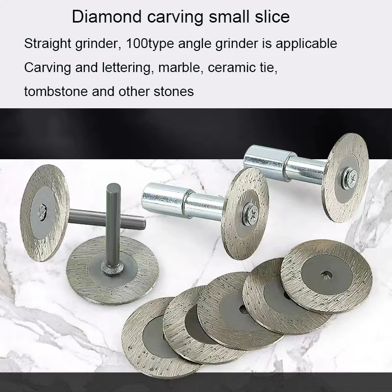 40mm Diamant-Sintersegment-Sägeblatt Steinschneidscheibe Granit Sandstein Beton Beschriftung Gravur Schleifwerkzeug – Detail 1
