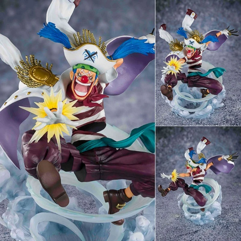 

BANDAI F.Zero One Piece Buggy the Clown Marineford War Original genuine PVC Action Anime Model Toys Figure Collection Doll Gift