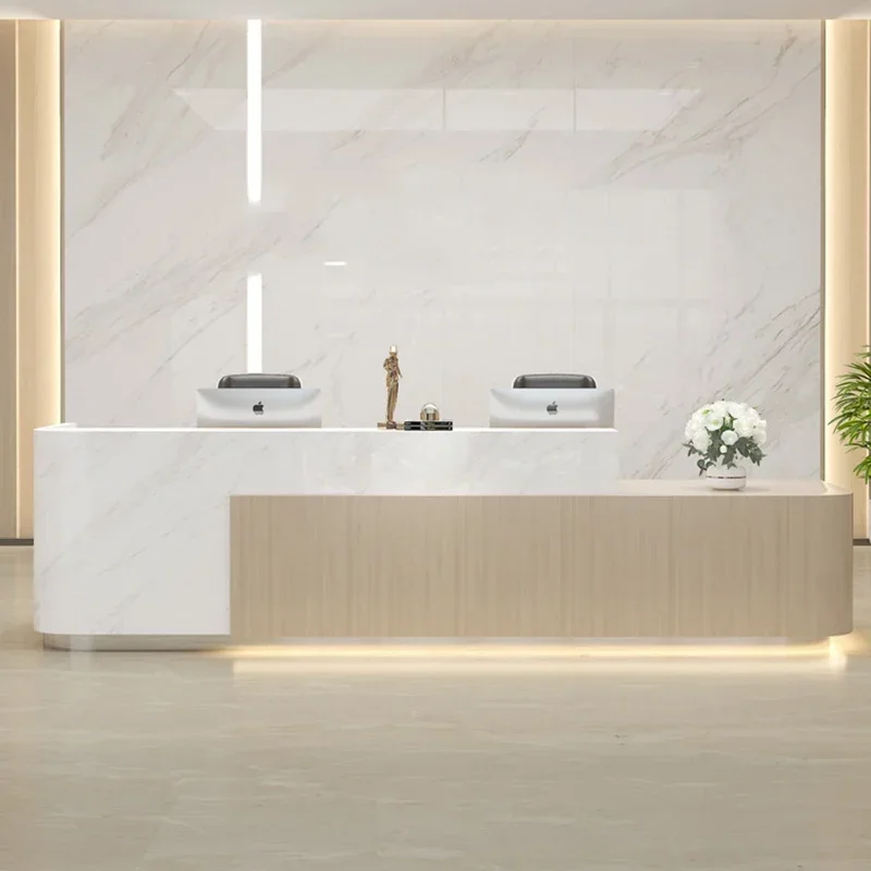 &Modern Reception Counter Executive Office Furniture Companies Beauty Salon Institute Desk Luxury Help Reseption Spa Hairdresser