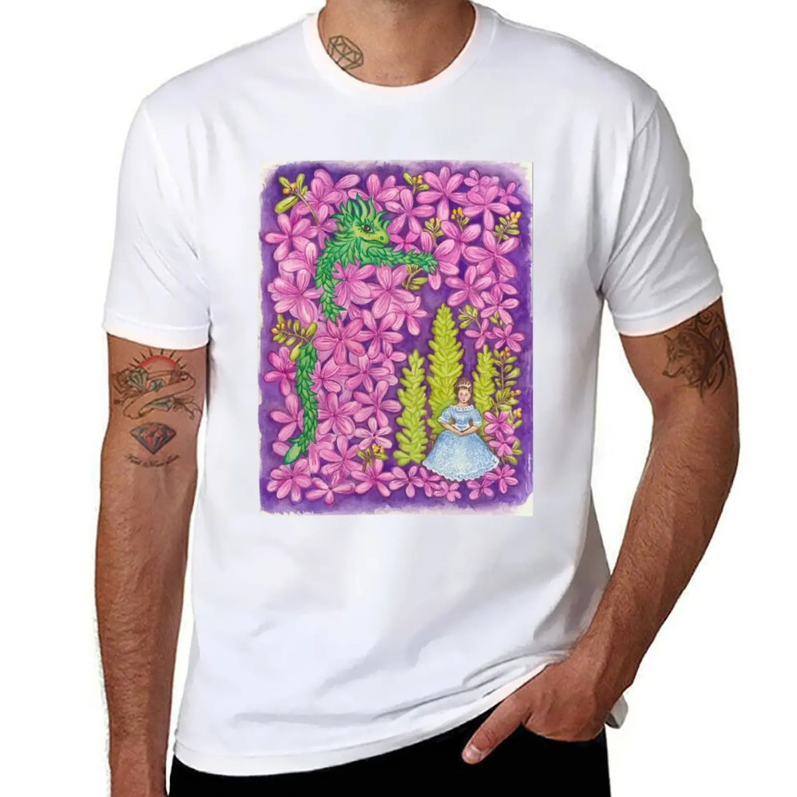 

Esmeralda in Princess Ingeborgs Azaleas T-Shirt t shirts for man cotton man t shirt graphic T-Shirt