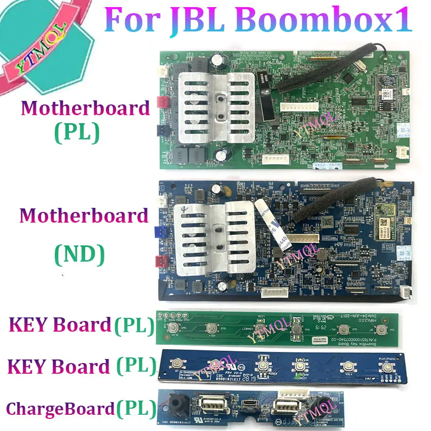 1PCS Original For JBL  Boombox1 Bluetooth Speaker Blue Green Motherboard Button USB Charging Board Boombox 1 ND PL