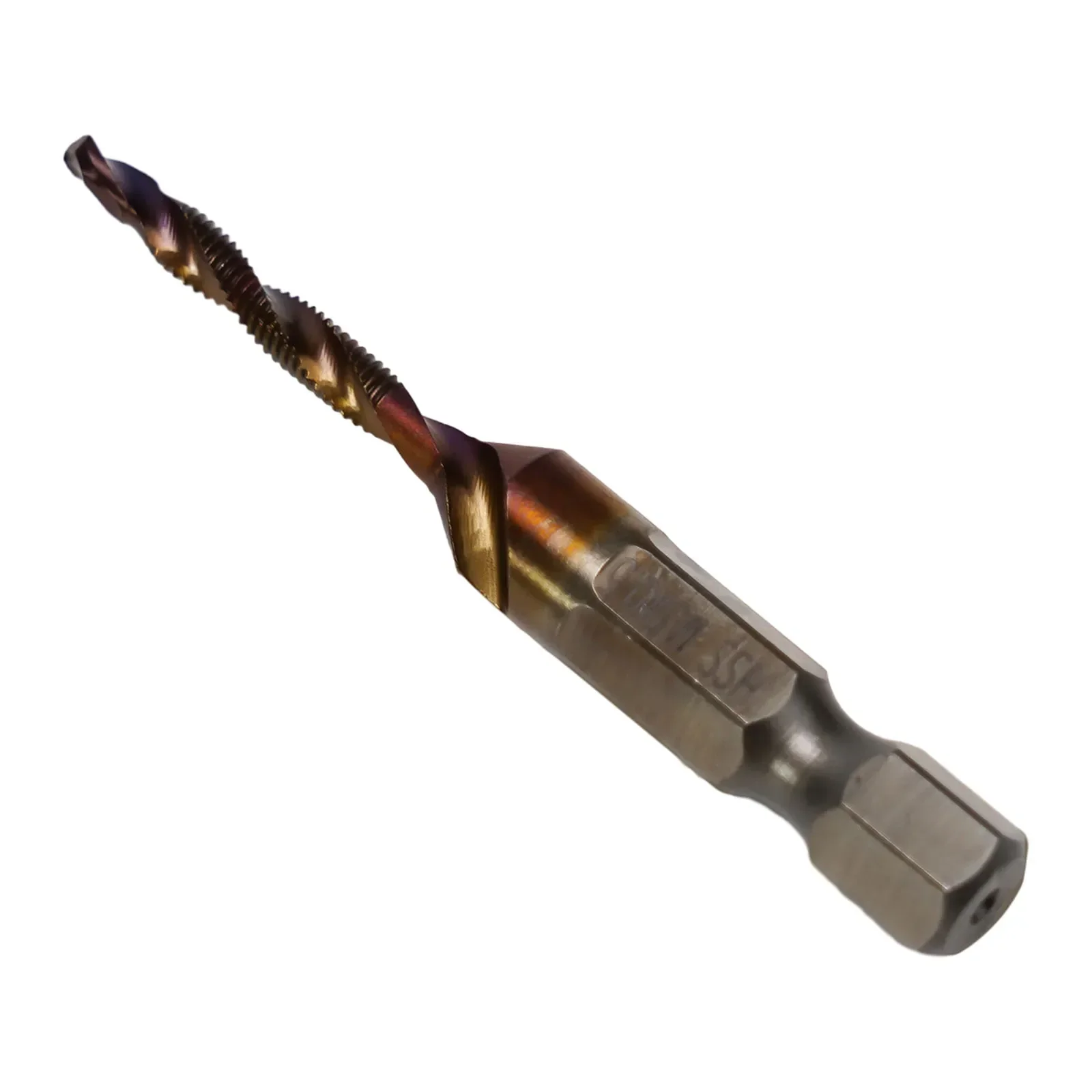 Punta da trapano pratica di alta qualità con codolo esagonale per una perforazione e un maschiatura rapida Rubinetto composto in acciaio ad alta velocità M3-M10