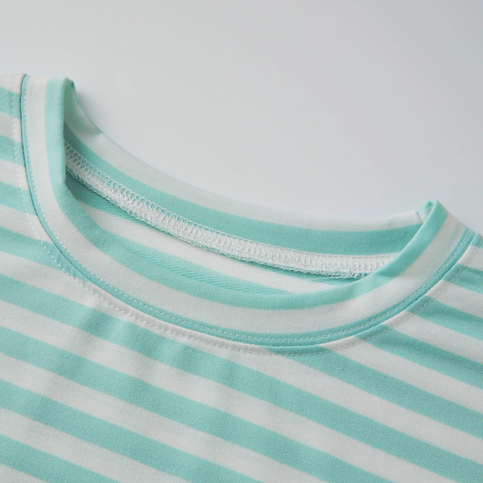 طقم نسائي خريفي مكون من قطعتين، بلوزات أنيقة مخططة بياقة دائرية وأكمام طويلة وسراويل مستقيمة الساق، بدلات فضفاضة غير رسمية #5