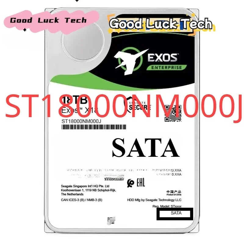 NEW for Sea-gate 18TB Exos X18 ST18000NM000J 7200 RPM SATA 6Gb/s 256MB Cache 3.5 Inch Enterprise Server PC Hard Disk Drive