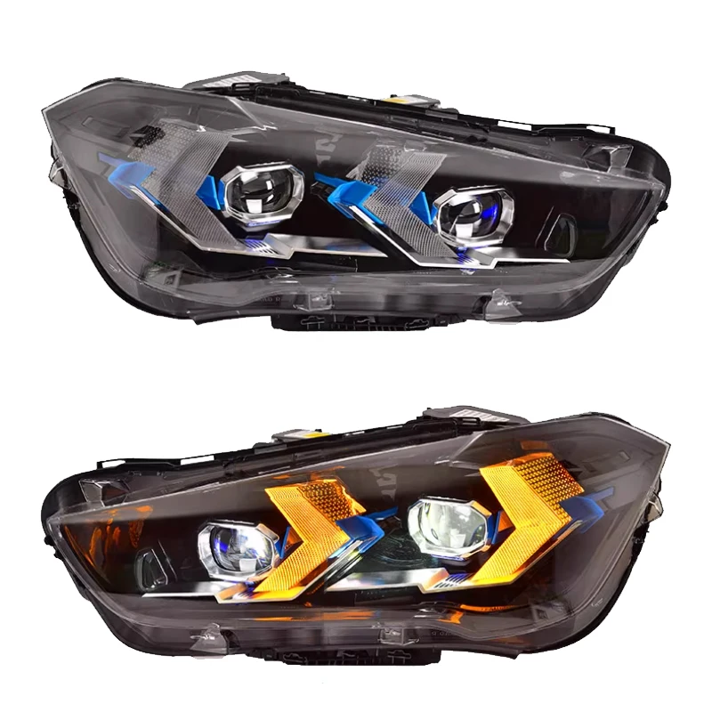 

Для BMW X1 F49 Фара 2016 2017 2018 2019 F48 Передняя фара BMW X1 F48 Светодиодная фара в сборе Светодиодная фара Автомобильные аксессуары DRL