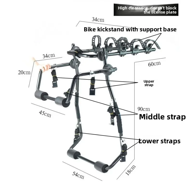 Universal Rear Bicycle Rack, Bicycle Rack