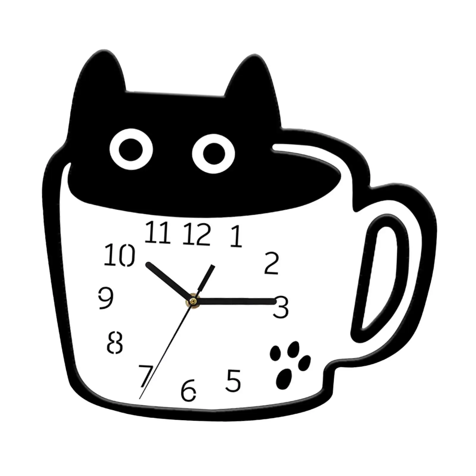 Table Clock Desk Clock Sturdy Non Ticking Decorative Practical Gift Desktop