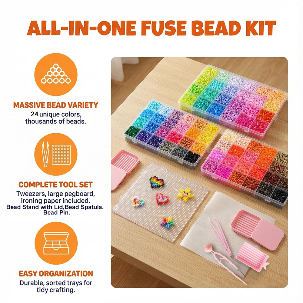 Perler Beads Set Making Kit 3