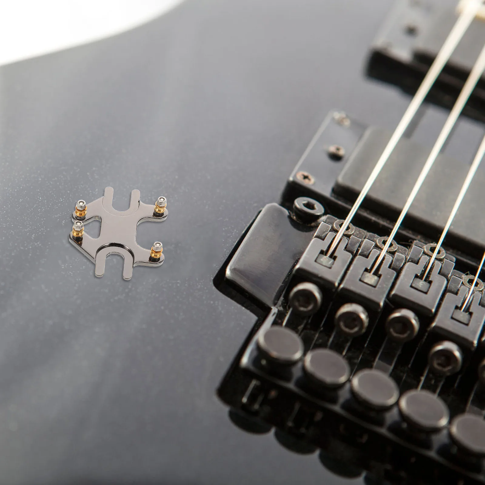 

Guitar String Tuning Device Durable Metal Portable for Classical Folk Electric Guitar Stable Accurate Tuning Bridge Saddle