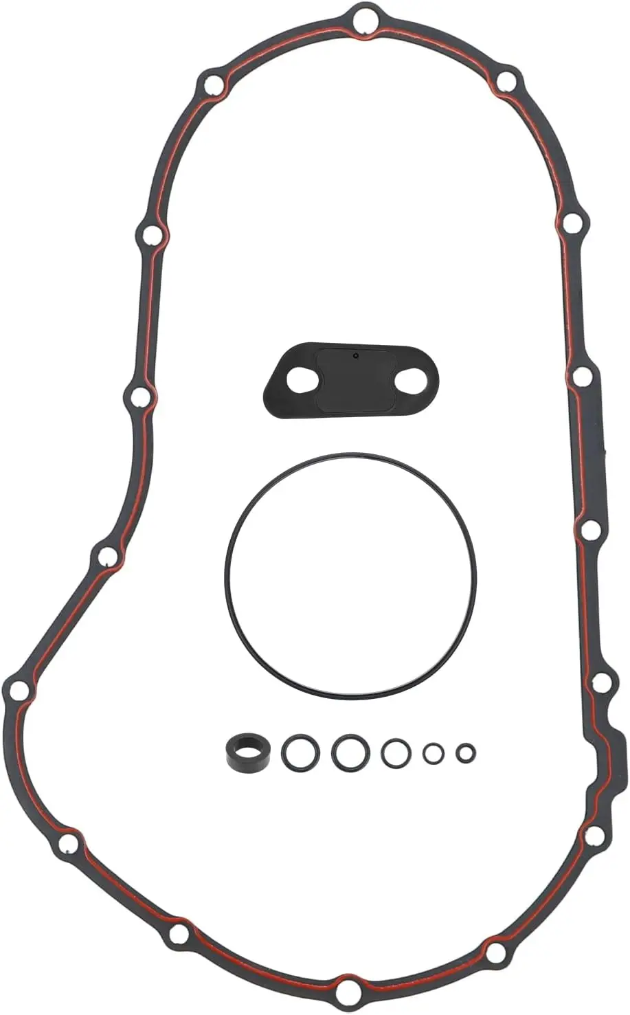 JGI-34955-04-K Cycle Parts Primary Cover Gasket Paper w/Bead & Seal Kit Compatible with XL883 XL1200 2007-2019 Replace JGI-34955