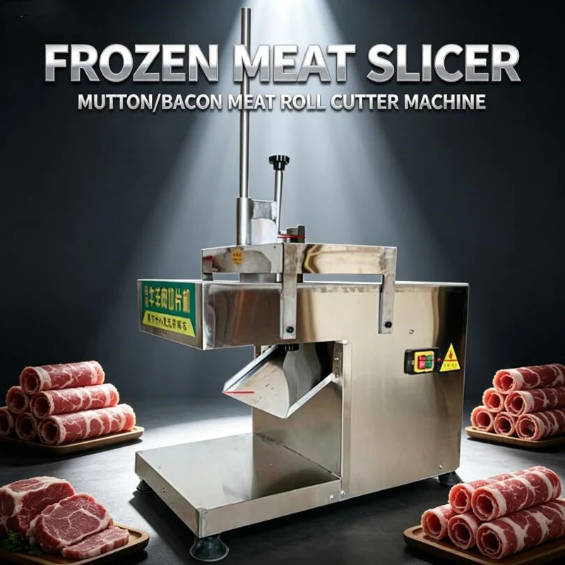 Electric Household Cut Mutton Roll Slicer Beef Meat Slicer Frozen Meat Meat Planer