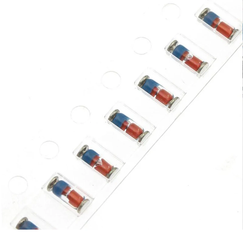 100PCS ZMM 3V 3V3 3V9 4V7 5V1 7V5 8V2 10V 12V 15V 16V 18V 20V 24V LL34 SMD Zener diode package 1/2W 0.5w Chip Zener diode