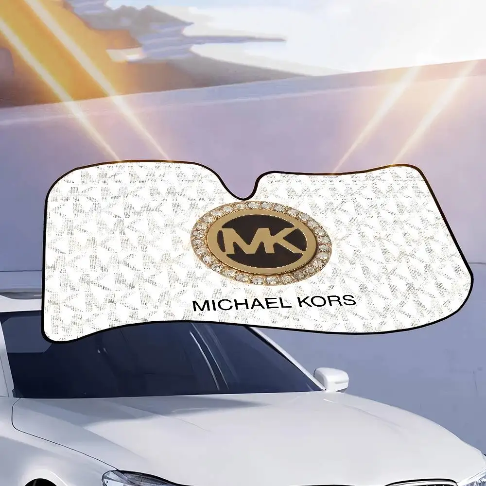 M-مايكل كورس الكرتون نافذة السيارة غطاء الزجاج الأمامي الشمس الظل السيارات الشمس قناع سيارة يغطي سيارة الحماية من الشمس