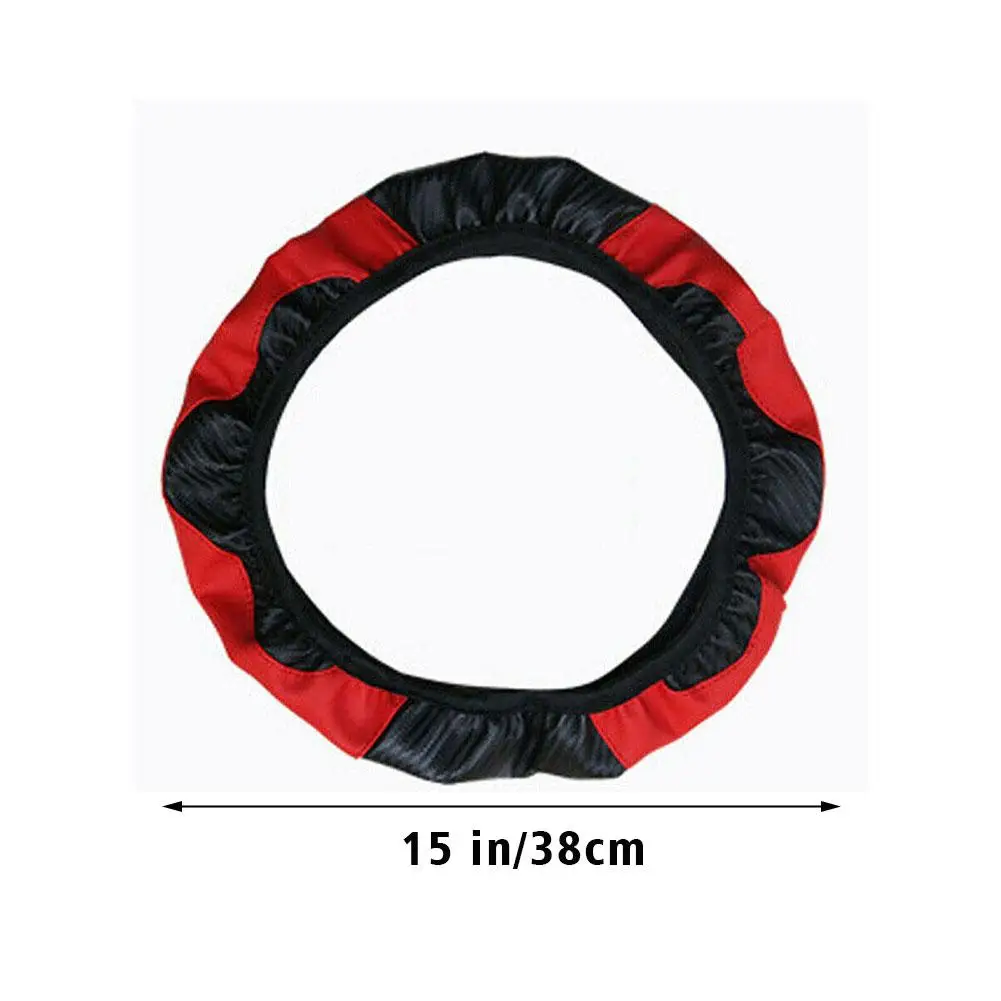 Car Steering Wheel Cover Leather Covers For Renault Clio Megane 4 3 2 Scenic Duster Fluence Laguna Kangoo Auto Decor Accessories