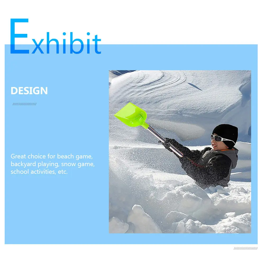 3 قطعة مجرفة الثلج للأطفال مثيرة للاهتمام الشتاء مجرفة اللعب في الهواء الطلق لون عشوائي مجرفة الثلج مضحك الرمال مجرفة لعبة مثيرة للاهتمام #1