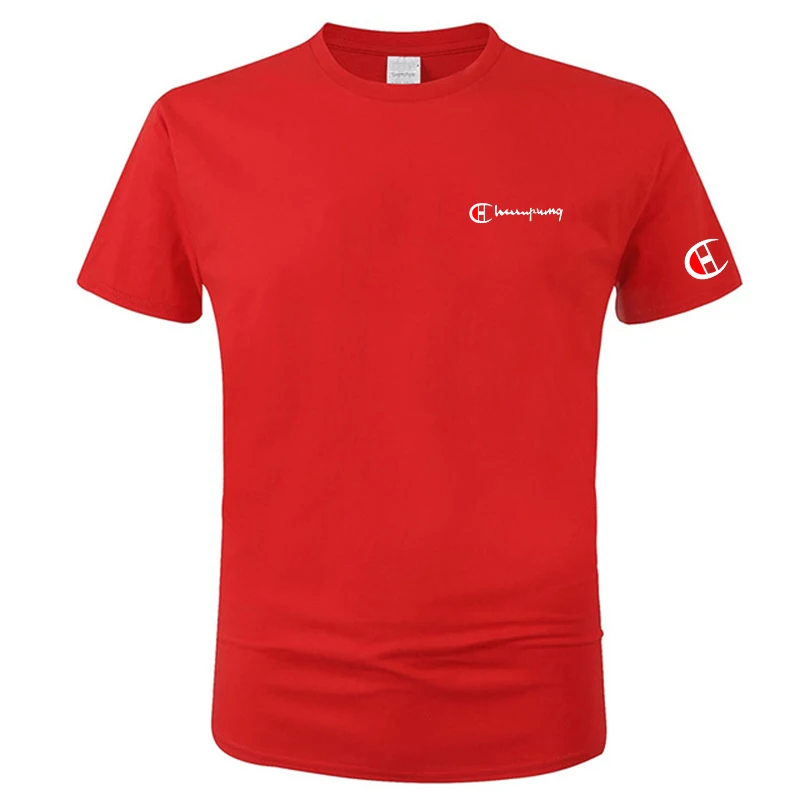 Sommer Neues Hochwertiges Reines Baumwoll-T-Shirt im Koreanischen Stil, Vielseitig Einsetzbar mit Rundhalsausschnitt und Kurzen Ärmeln, Luxuriös aus Reiner Baumwolle – Detail 5