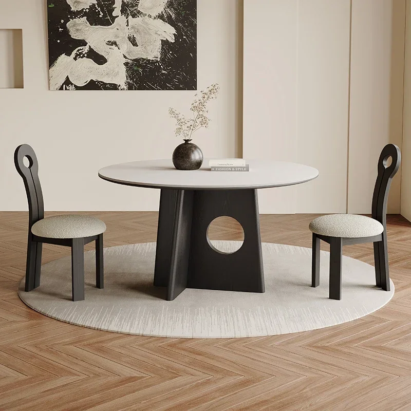 

Обеденный стол Сидячий Дизайнерский Кофе Круглая Комната Кафе Сервис Кухня Элегантные Столы Бесплатная Доставка Многофункциональный Домашний Muebles