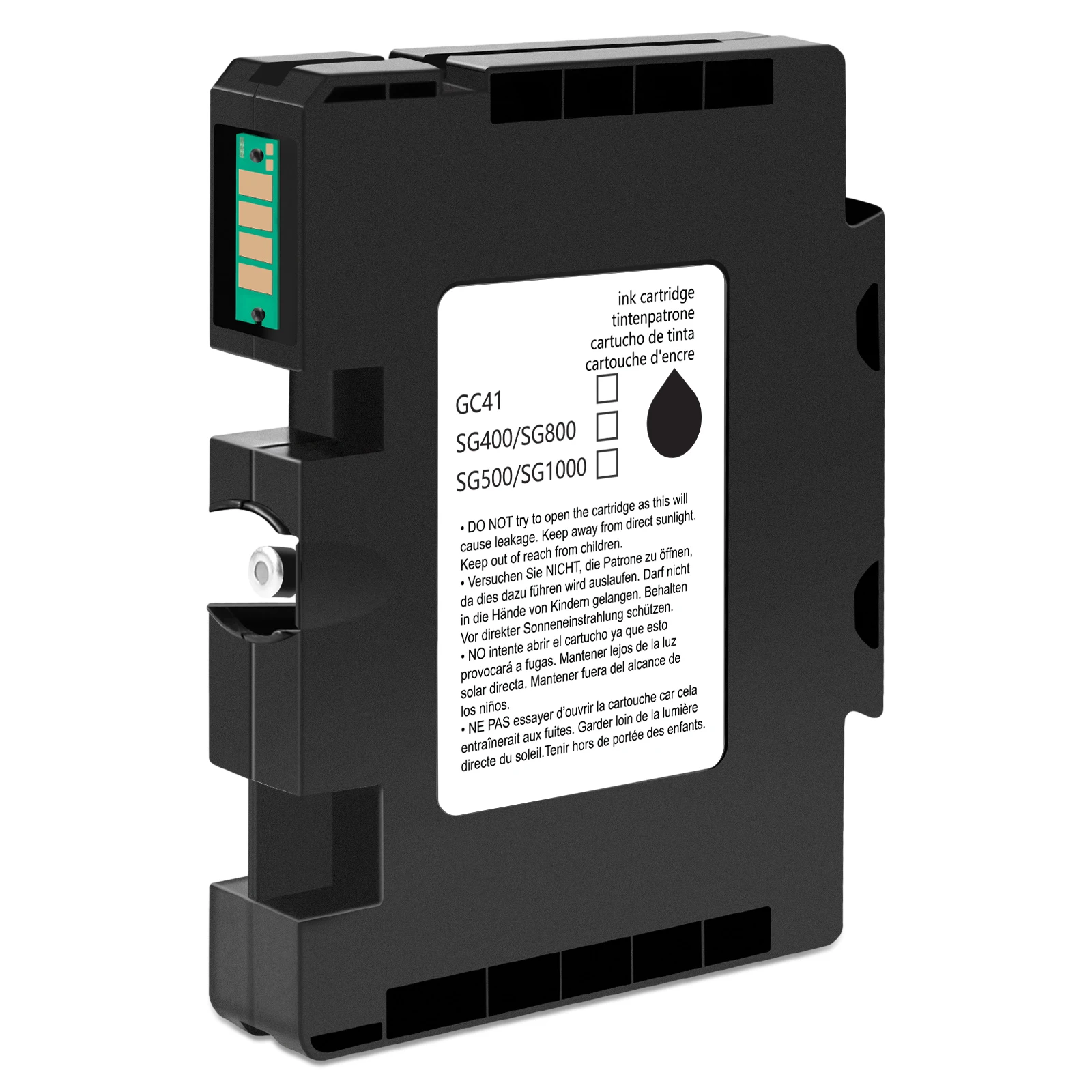 Winnerjet SG400 SG800 Compatible Cartridge with Sublimation Ink with One Time Use Chip for Sawgrass SG400 SG800 Printer